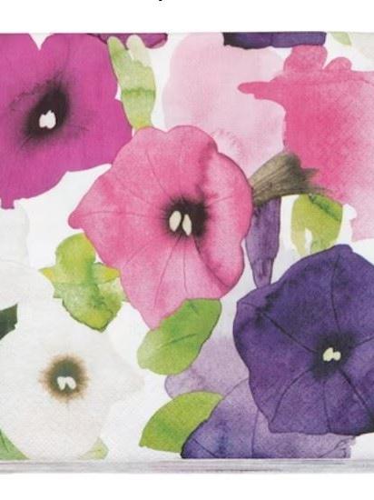 Havi_Papierserviette_Petunien_24cm