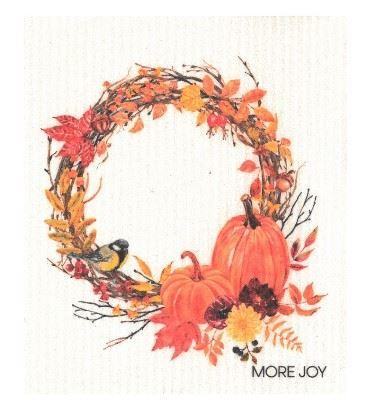 More Joy Schwammtuch_Herbstkranz