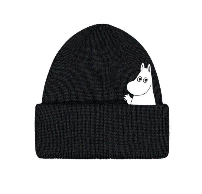 Moiko-Mumin-Hello-there-Mütze-schwarz
