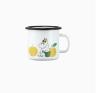 Muurla_Moomin_Emaillebecher_fröhliche-äpfeln_gelb_2.5dl_2