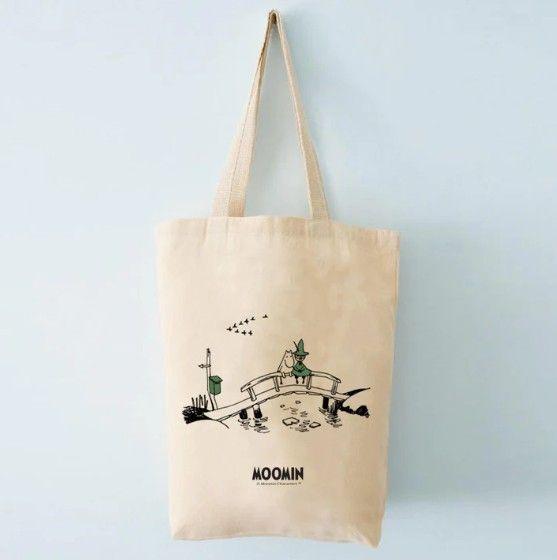 Putinki_Mumin_Baumwolltasche_Brücke