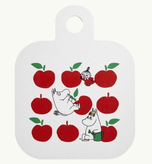 Muurla_Moomin_Schneidebrett_fröhliche-äpfeln
