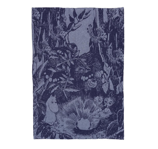 Arabia-Moomin-Küchentuch-mystischer-wald-blau